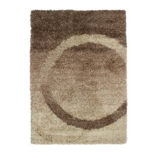tapis mauranne cercle brun 