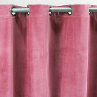 ARTHUR rideau velours 150x260 prune photo ambiance