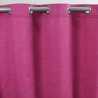 ASIA rideau Toile de coton à oeillets (150x250)  Fuchsia 