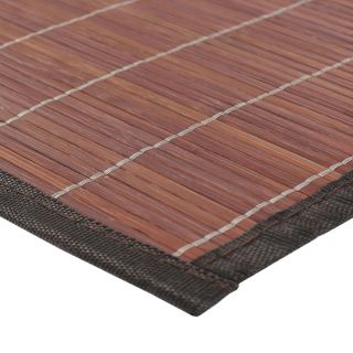 Tapis Bali Chic bambou chocolat