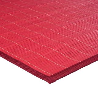 Tapis Bali chic rouge