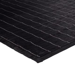 Tapis Bali chic noir