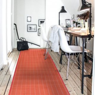 Photo ambiance - Tapis Bambou Orange 65x200cm BALI CHIC