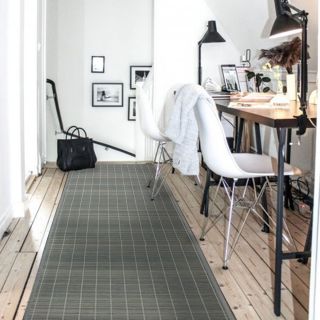Photo ambiance - Tapis Bambou Gris 65x200cm BALI CHIC