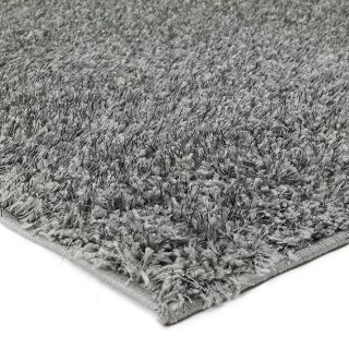 Tapis shaggy gris clair Brillant Double