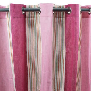 BRISE rideau coton (150x270cm) multi rose