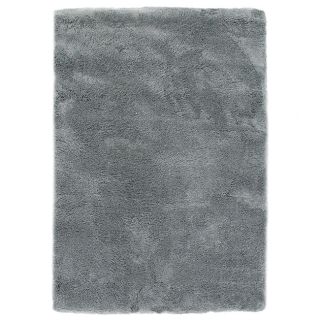 Tapis shaggy gris extra doux Caline 60x90cm