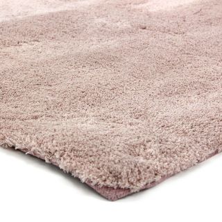 Tapis shaggy rose extra doux Caline