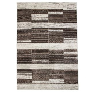 Tapis Casa carré 160x230cm beige taupe