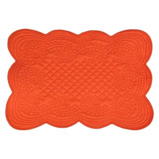 Photo ambiance Set de table Charmille 150x50 orange tomette