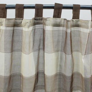 CHECK voilage coton (110x250cm) beige