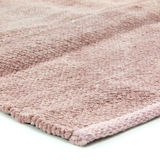 Tapis Chenille rose poudré