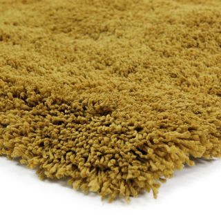 Tapis Nuage à poils longs jaune foncé