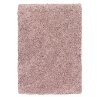 Tapis shaggy extra doux rose poudré 60x90cm Cocoon