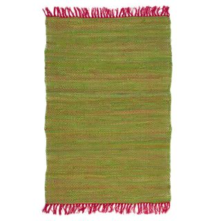 Tapis Color 60x90cm bi-couleur vert rose