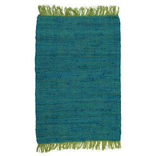 Tapis Color 60x90cm bi-couleur bleu vert