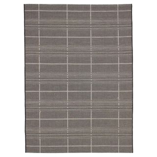 Tapis Country lignes 133x190 gris
