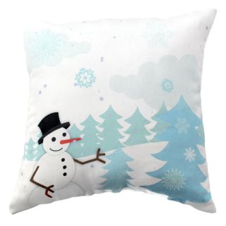 Coussin petit neige blanc