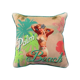 Coussin Pin up vintage (40x40cm) Multicolore