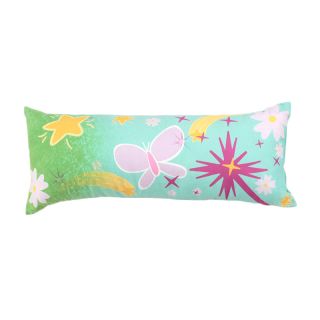Coussin long rectangle Fée 70x30cm bleu vert