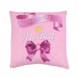 Coussin XXL Princesse rose (70x70cm)