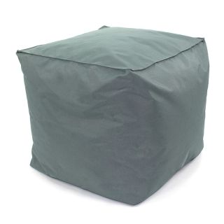 Pouf cube gris 40x40x40cm gris
