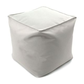 Pouf cube 40x40x40cm écru intérieur extérieur