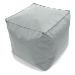 Pouf cube gris nuage 40x40x40cm