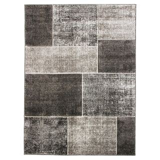 Tapis Delhi Carré 120x170cm gris