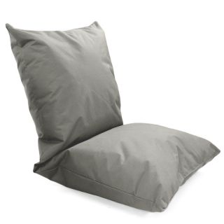 Double coussin géant taupe 120x60cm intérieur extérieur