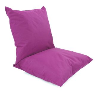 Double coussin géant violet 120x60cm intérieur extérieur