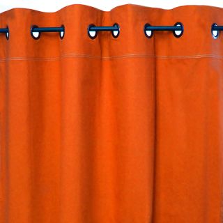 Rideau Elsa à oeillets 145x250cm orange