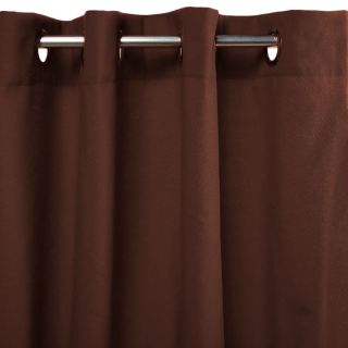 Rideau First à oeillets 140x250cm chocolat