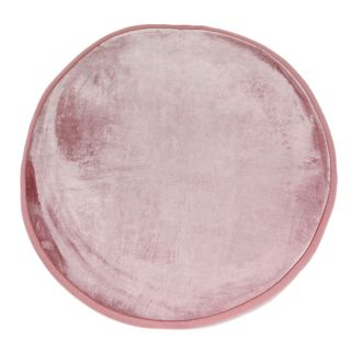 Tapis rond rose poudré diam. 70cm Flanelle