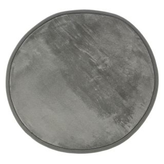 Tapis rond gris diam. 70cm Flanelle