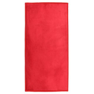 Tapis extra doux rouge 120x60cm Flanelle