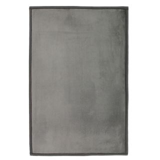 Tapis Flanelle gris extra doux 60x90cm