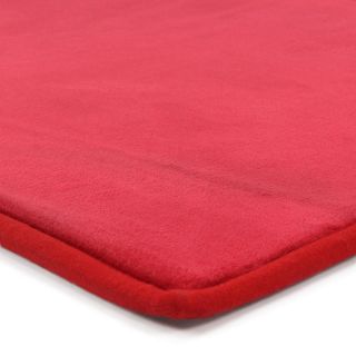 Tapis doux rouge Flanelle
