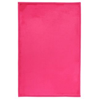 Tapis Flanelle fuchsia 60x90cm extra doux