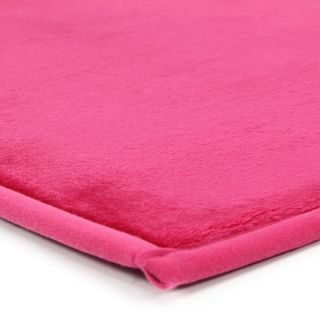Tapis doux fuchsia Flanelle