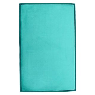 Tapis Flanelle turquoise extra doux 60x90cm