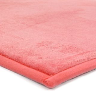 Tapis extra doux corail Flanelle