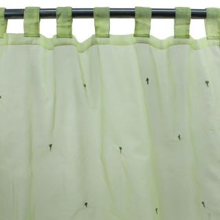 FLEURETTE voilage à pattes (110x250cm) vert