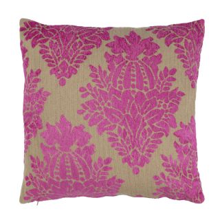 Coussin Floralies 43x43cm rose
