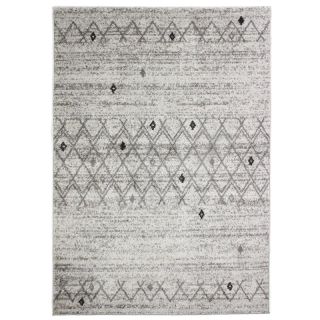 Tapis Florence Géométrique 133x190cm gris clair