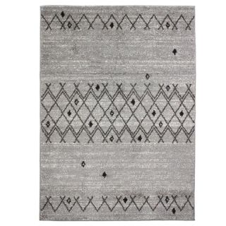 Tapis Florence Géométrique 133x190cm gris