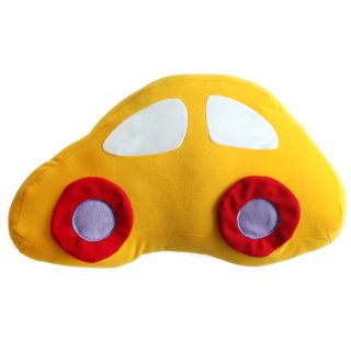 Photo ambiance coussin enfant Frangio 40x20cm jaune