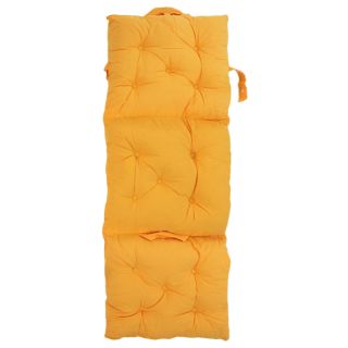 Matelas Futon Futé 70x190cm jaune déplié