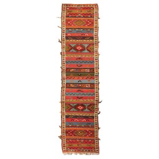 Tapis Vintage Glaoui Berbère Marocain 475x95cm multi