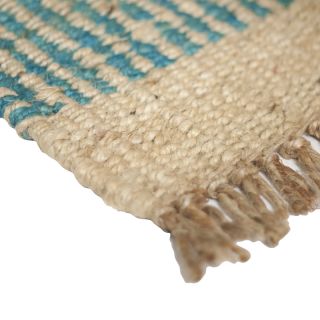 Tapis BRÉSIL (90x60cm) Turquoise